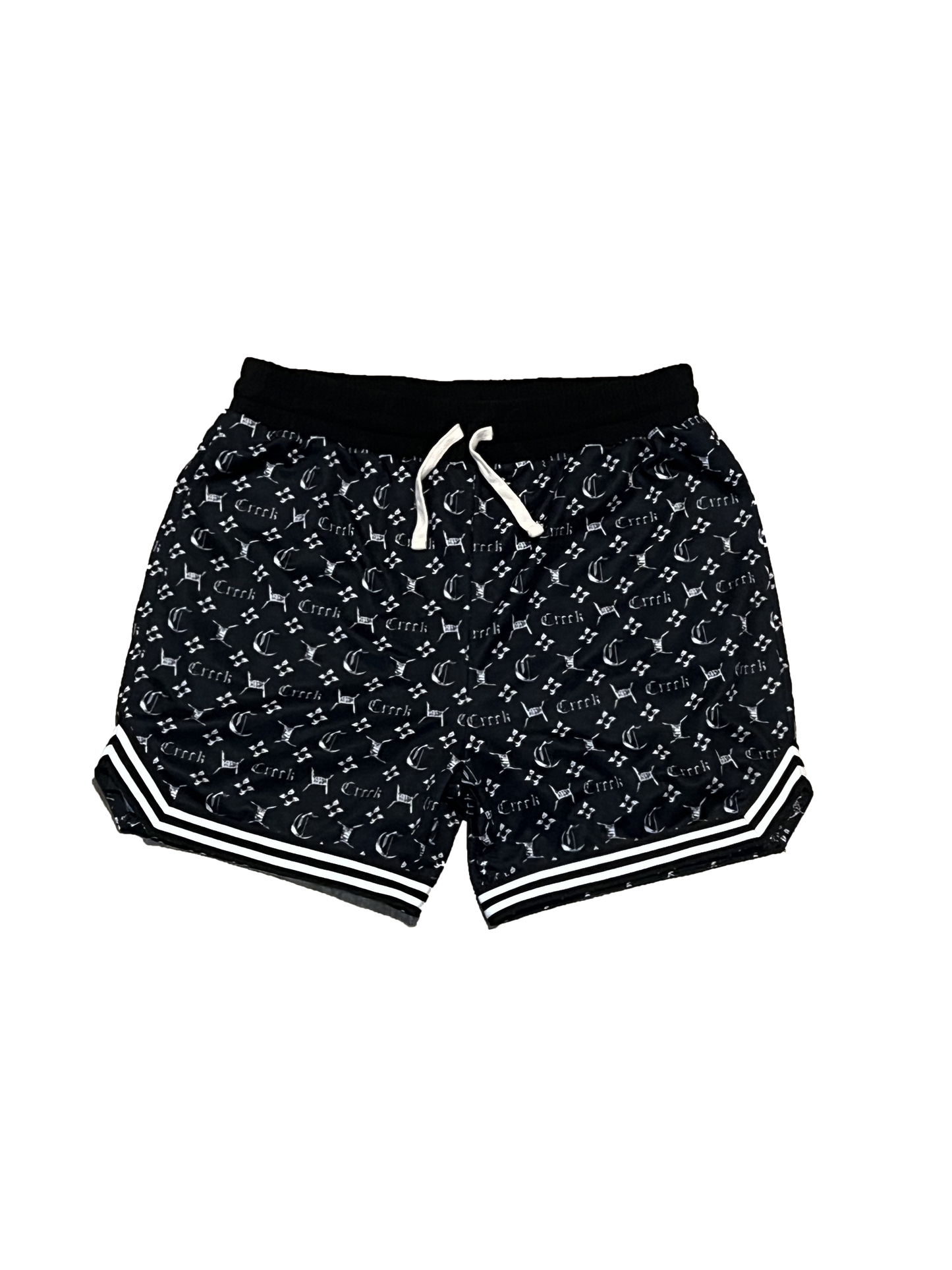 Creek "Checkerboard" Pattern Basketball Shorts